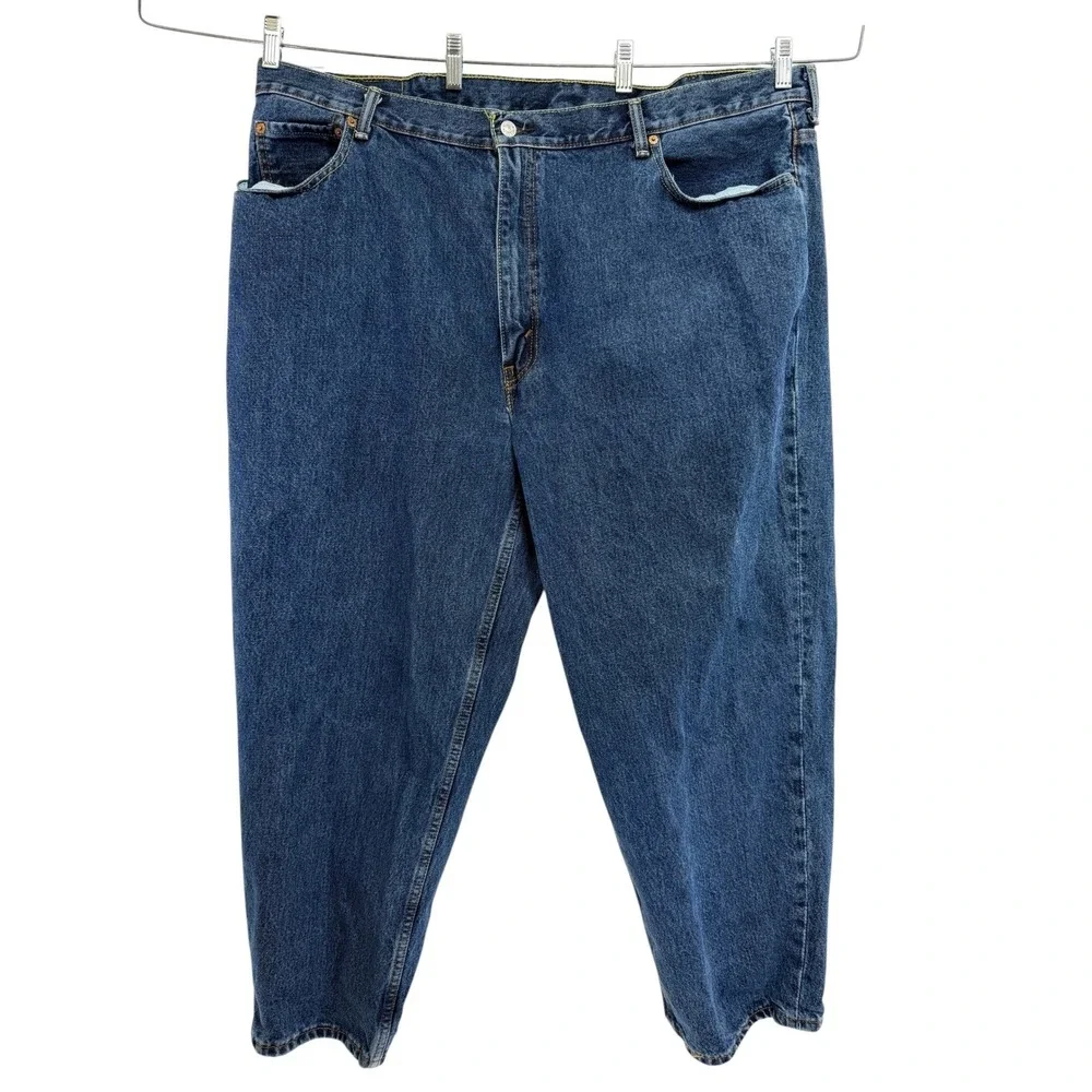 Levi's 560 Comfort Fit Mens Jeans 46x30 Medium Wash Blue Denim (CC34)‎
